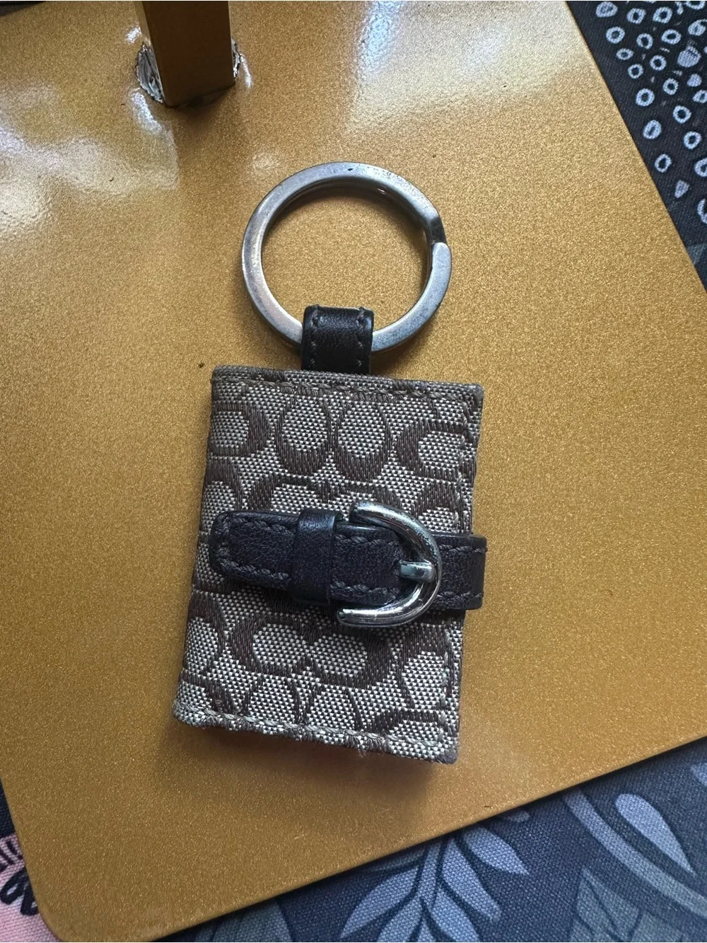 Coach Picture Frame Keychain